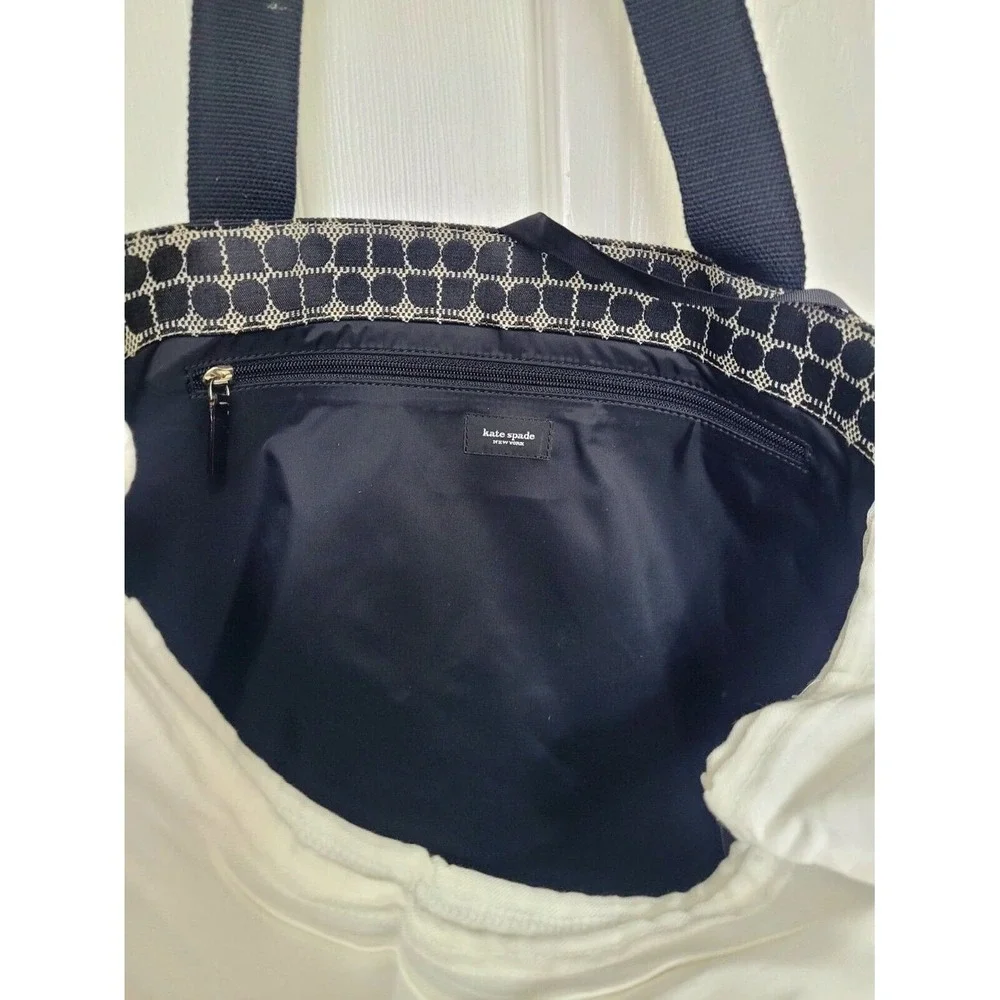 Kate Spade Dot Noel Black Canvas Large Tote Diaper Bag, and more